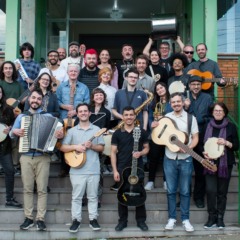 Foto: Professores e alunos da Oficina de Choro da Serra Gaúcha/Crédito Maurício Concato