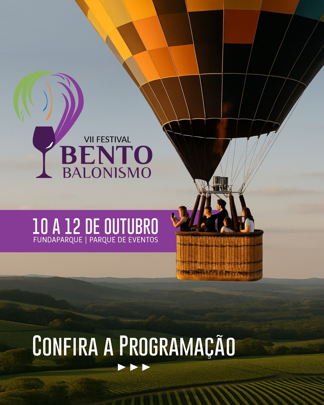 Bento Gonçalves se prepara para a 7ª edição do Bento Balonismo