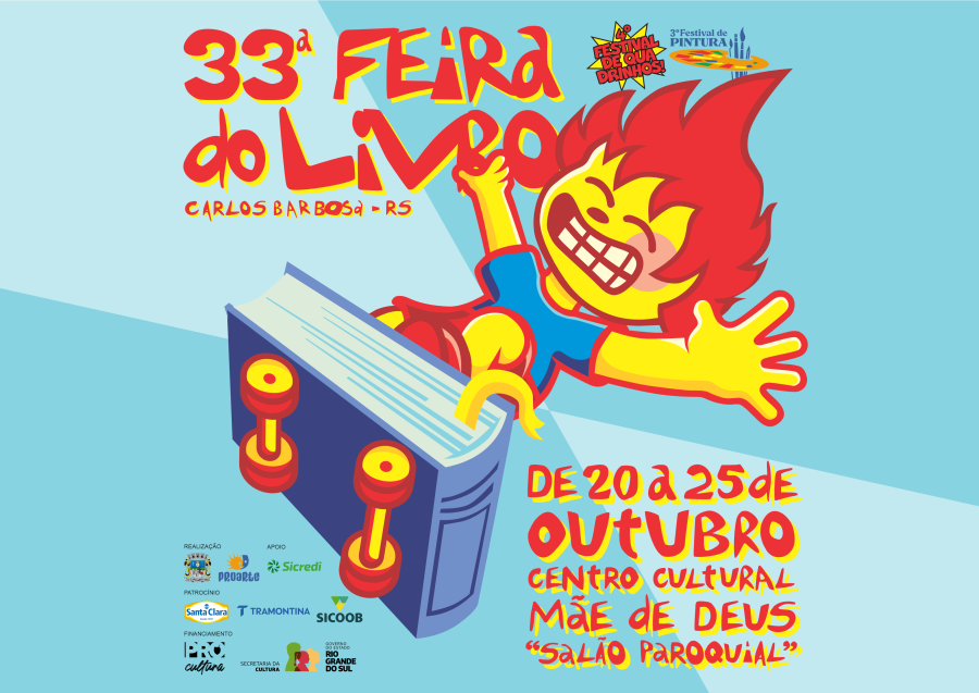 33ª edição da Feira do Livro de Carlos Barbosa divulga programação