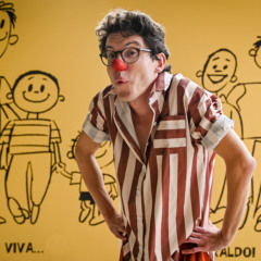 Foto: A Rua É Palco/Intervenções circenses com Richard Clown/Créditos Marina Rech