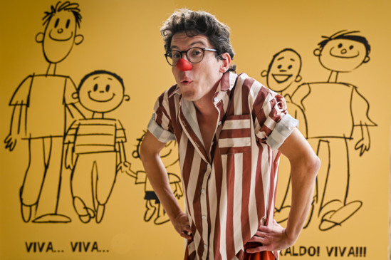 Foto: A Rua É Palco/Intervenções circenses com Richard Clown/Créditos Marina Rech