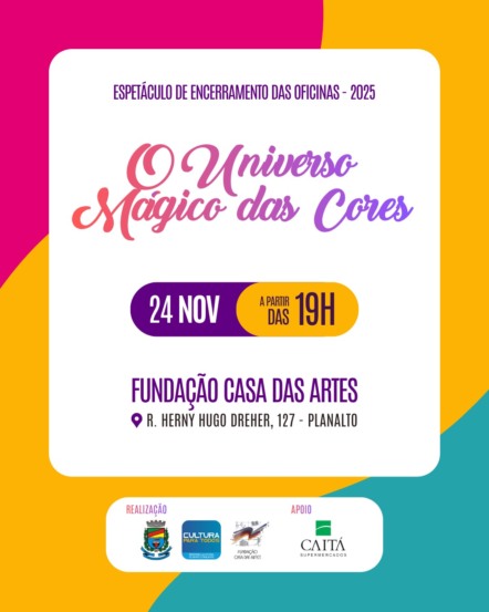 Casa das Artes de Bento Gonçalves promove espetáculo de encerramento das oficinas culturais