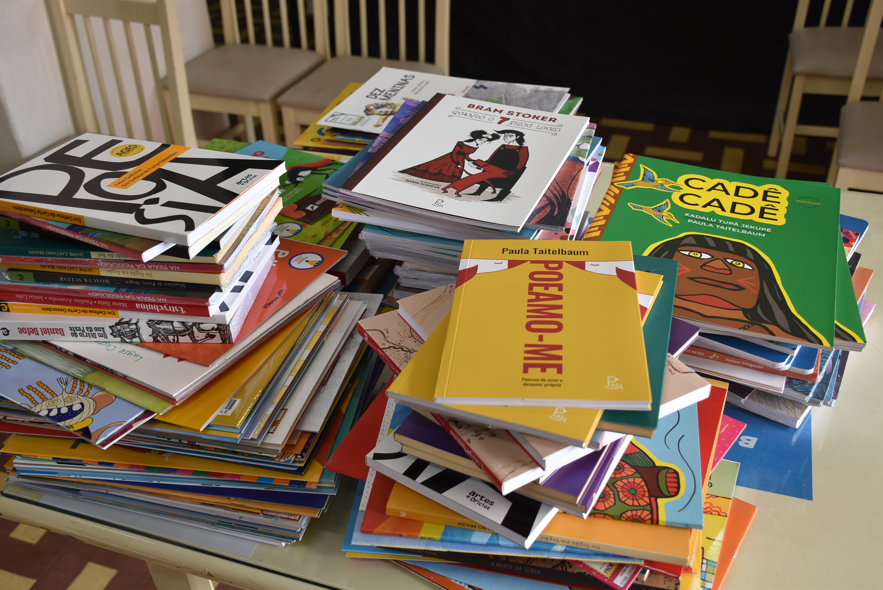 Biblioteca Pública de Nova Petrópolis recebe doação de 730 livros