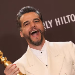 Wagner Moura no Globo de Ouro &mdash; Foto: Etienne Laurent / AFP